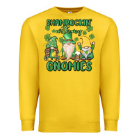 Lemon shamrock with my gnomies Premium Sweatshirt - MaliasSmallBusiness