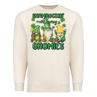 Sandshell shamrock with my gnomies Premium Sweatshirt - MaliasSmallBusiness