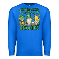 True Royal shamrock with my gnomies Premium Sweatshirt - MaliasSmallBusiness
