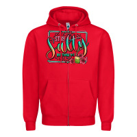 Red stay salty matthew 5 13 summer Zipper Hoodie - Jasminsmagicworld