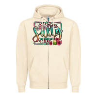 Sandshell stay salty matthew 5 13 summer Zipper Hoodie - Jasminsmagicworld