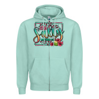 Seafoam stay salty matthew 5 13 summer Zipper Hoodie - Jasminsmagicworld