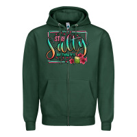 Sports Green stay salty matthew 5 13 summer Zipper Hoodie - Jasminsmagicworld