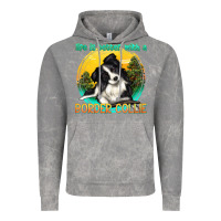 Cloud Rock life is better with a border collie Vintage Hoodie - texasbilliewilder