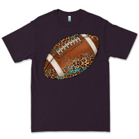 Plum western football leopard turquoise pattern Premium Tee - Artiststas