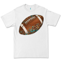 White western football leopard turquoise pattern Premium Tee - Artiststas