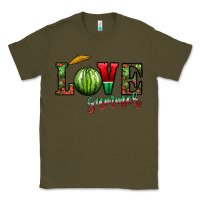 Army Green love summer Classic Tee - CowhideDigitalArt