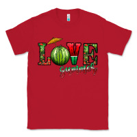 Red love summer Classic Tee - CowhideDigitalArt