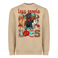 Mushroom less people more dogs Heavyweight Sweatshirt - texasbilliewilder