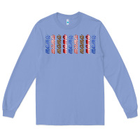 Colony Blue american mama libbey glass Long Sleeve Tee - HRA Design Shop