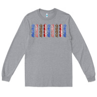 Heather Grey american mama libbey glass Long Sleeve Tee - HRA Design Shop