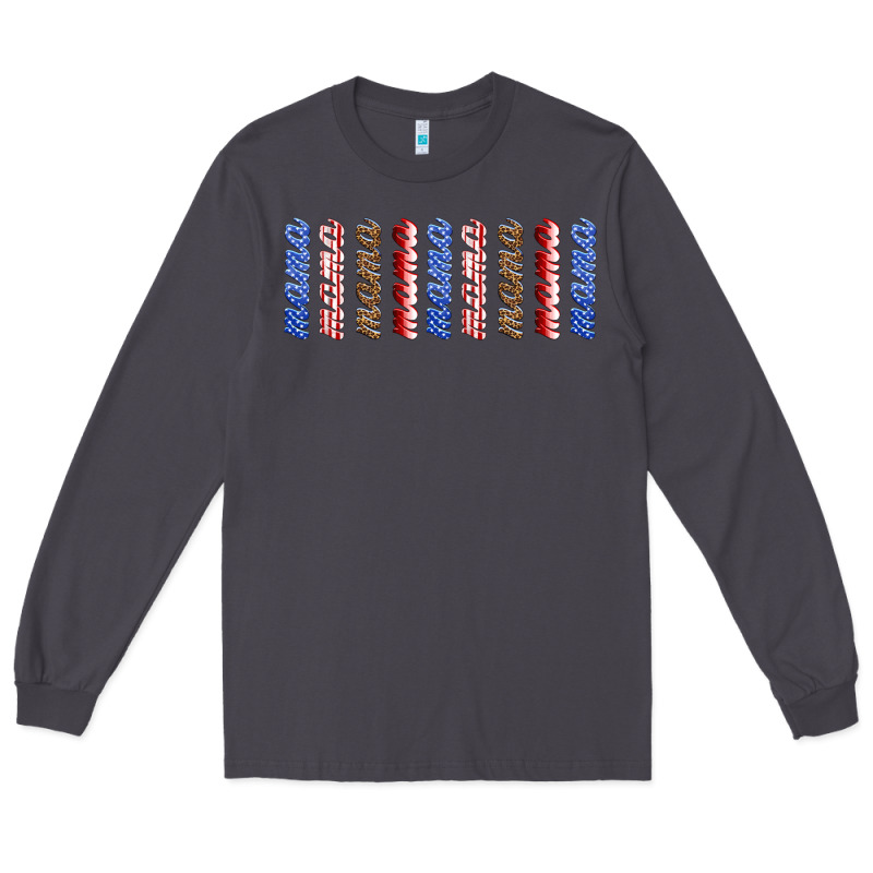 American Mama Libbey Glass Long Sleeve Tee by HRA Design Shop | Teevron