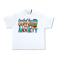 White fueled by coffee and anxiety Urban Heavy Tee - Zillion Design Studio