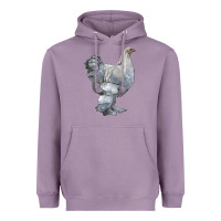 Lavender Brahma Chicken Heavyweight Hoodie - LillyAllenDesigns