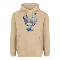 Mushroom Brahma Chicken Heavyweight Hoodie - LillyAllenDesigns