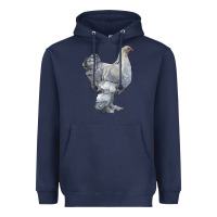 Navy Brahma Chicken Heavyweight Hoodie - LillyAllenDesigns