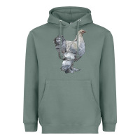 Sage Brahma Chicken Heavyweight Hoodie - LillyAllenDesigns