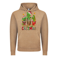 Vintage Coffee christmas cactus merry cactmas Vintage Hoodie - Zillion Design Studio