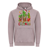 Vintage Zinc christmas cactus merry cactmas Vintage Hoodie - Zillion Design Studio