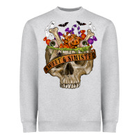 Heather Grey sweet & sinister Heavyweight Sweatshirt - RanaPortraitStore