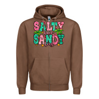 Chestnut salty hair sandy toes Zipper Hoodie - Jasminsmagicworld