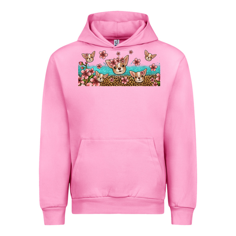 Floral Chihuahua Dogs Urban Hoodie by Jasminsmagicworld | Teevron