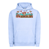 Pigment Grape Ice floral chihuahua dogs Urban Hoodie - Jasminsmagicworld
