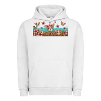 Pigment Lunar Rock floral chihuahua dogs Urban Hoodie - Jasminsmagicworld
