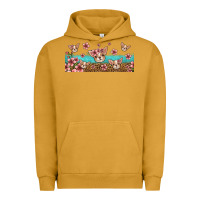 Pigment Peanut Butter floral chihuahua dogs Urban Hoodie - Jasminsmagicworld