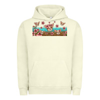 Pigment Pistachio floral chihuahua dogs Urban Hoodie - Jasminsmagicworld