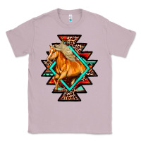 Lilac Aztec Symbol With Horse Classic Tee - FaDigitalArtStudio
