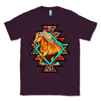 Plum Aztec Symbol With Horse Classic Tee - FaDigitalArtStudio