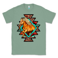 Sage Aztec Symbol With Horse Classic Tee - FaDigitalArtStudio