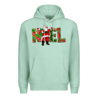 Seafoam Noel Santa Premium Hoodie - NancyCooperArtShop