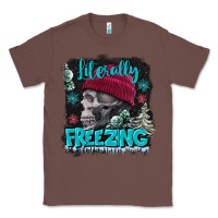 Chestnut literally freezing skull Classic Tee - FaDigitalArtStudio