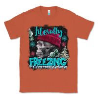 Copper literally freezing skull Classic Tee - FaDigitalArtStudio
