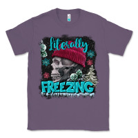 Lavender literally freezing skull Classic Tee - FaDigitalArtStudio
