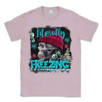Lilac literally freezing skull Classic Tee - FaDigitalArtStudio
