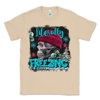 Mushroom literally freezing skull Classic Tee - FaDigitalArtStudio