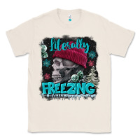 Natural literally freezing skull Classic Tee - FaDigitalArtStudio