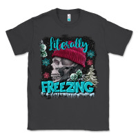 Smoke literally freezing skull Classic Tee - FaDigitalArtStudio
