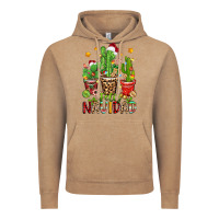 Vintage Coffee christmas cactus feliz navidad Vintage Hoodie - Zillion Design Studio