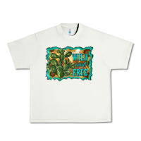 Pistachio wild and free cactus Urban Heavy Tee - RanaPortraitStore