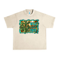 Sandshell wild and free cactus Urban Heavy Tee - RanaPortraitStore