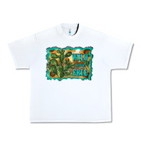 White wild and free cactus Urban Heavy Tee - RanaPortraitStore