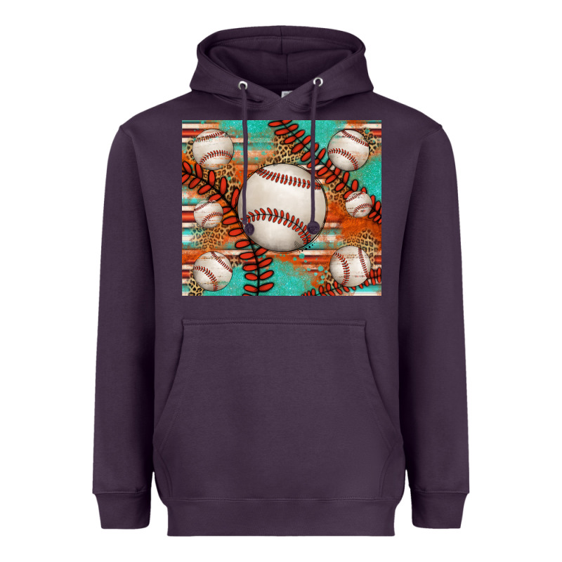 Baseball Turquoise Serape Glitter Tumbler Heavyweight Hoodie by Jasminsmagicworld | Teevron