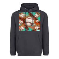 Smoke baseball turquoise serape glitter tumbler Heavyweight Hoodie - Jasminsmagicworld
