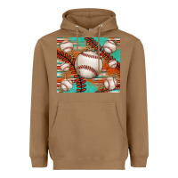 Toasted Coconut baseball turquoise serape glitter tumbler Heavyweight Hoodie - Jasminsmagicworld