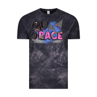 Cloud Black go race Vintage Tee - Zillion Design Studio