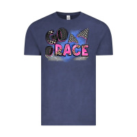 Vintage Denim go race Vintage Tee - Zillion Design Studio